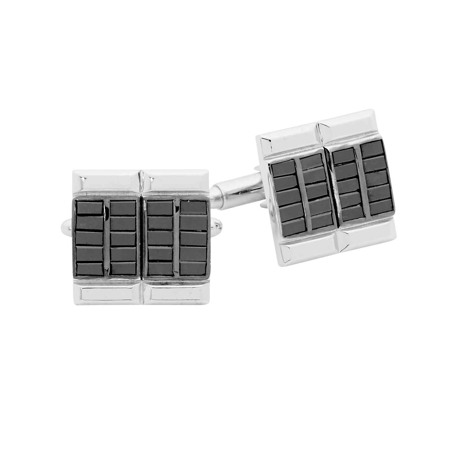 Black Baguette Cufflinks