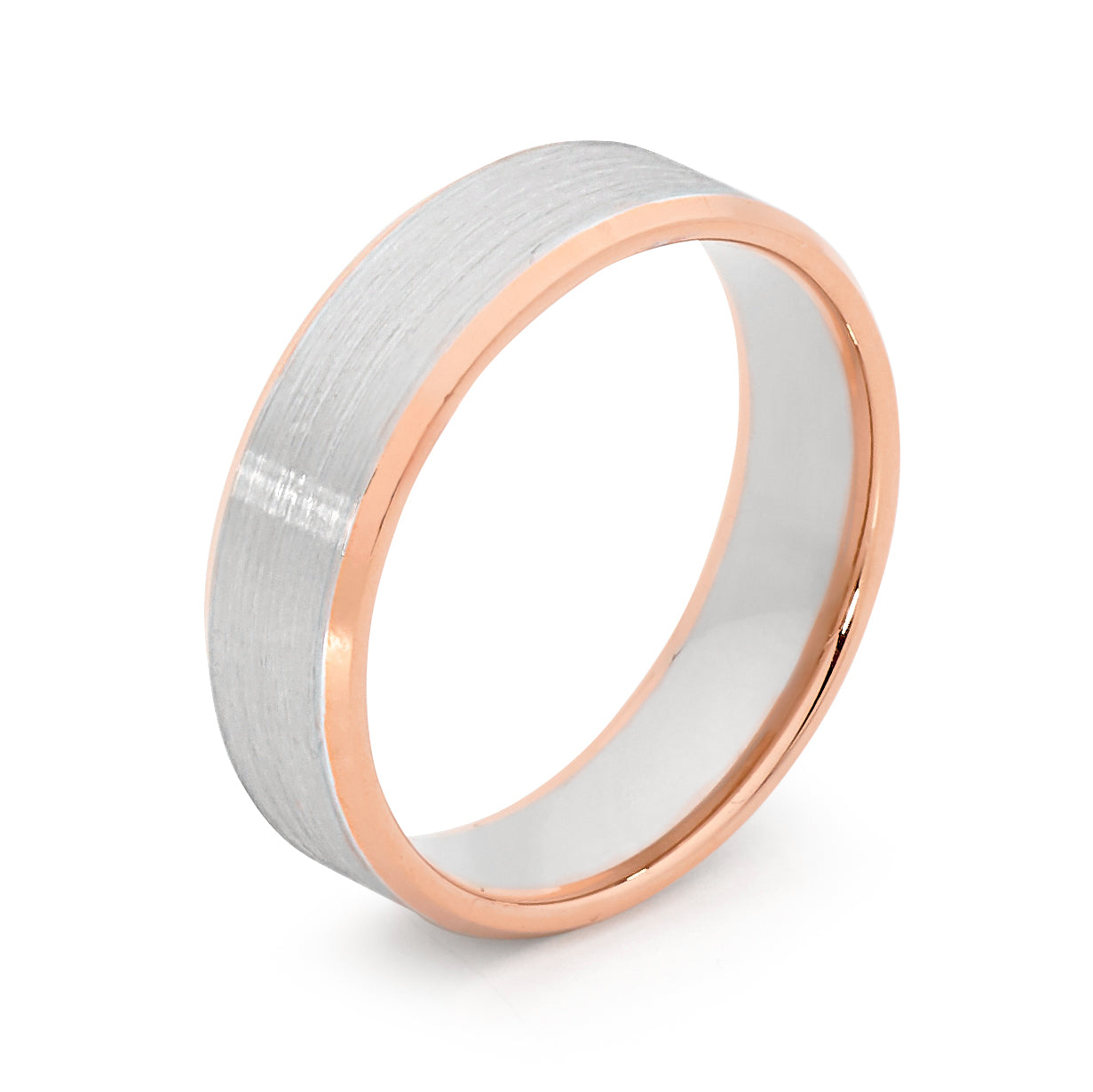 Two Tone Beveled Edge Band
