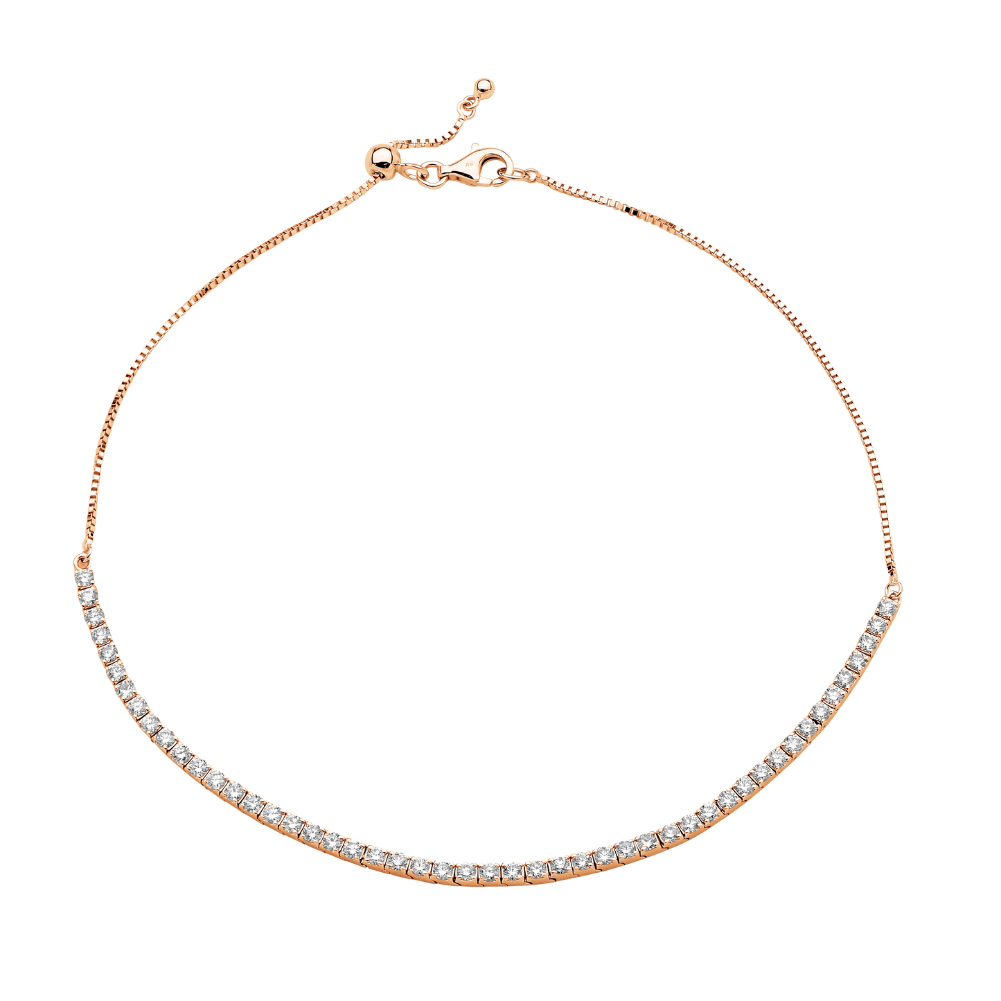 Star Dust Diamond Tennis Anklet