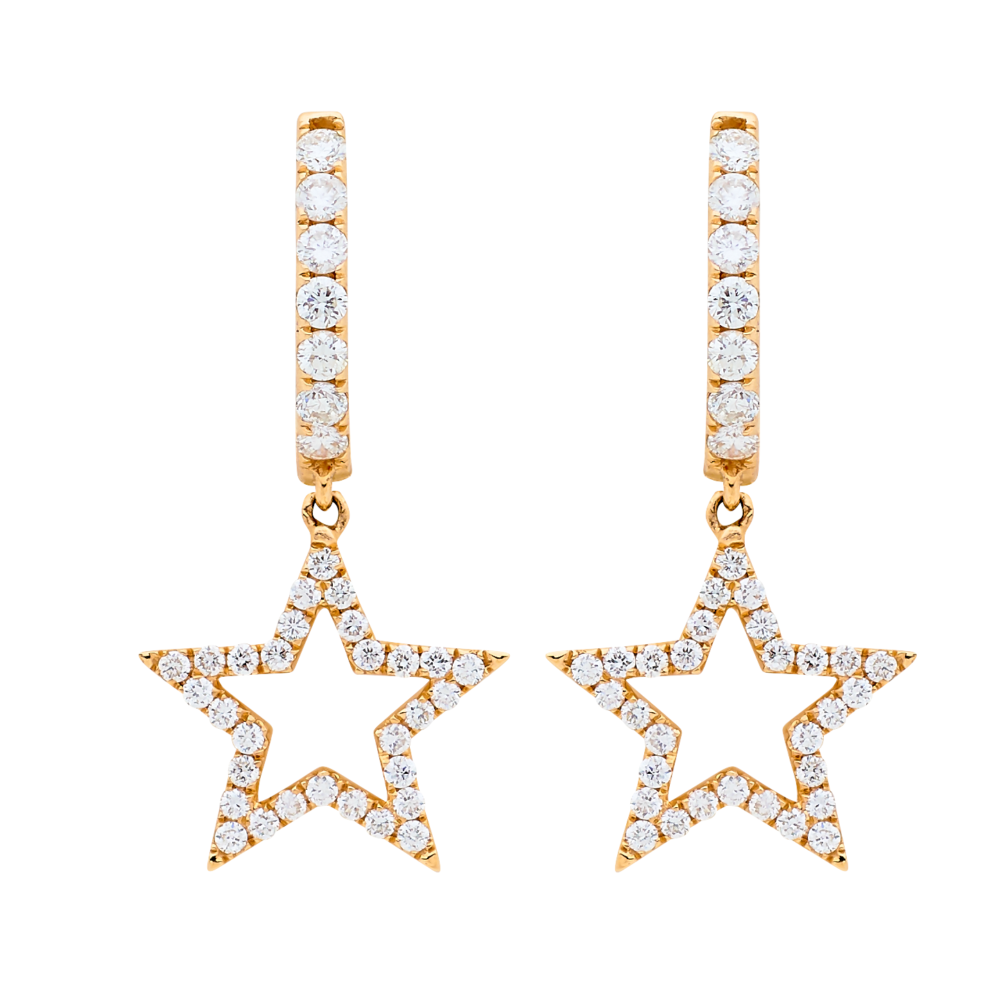 OPEN STAR HOOPS