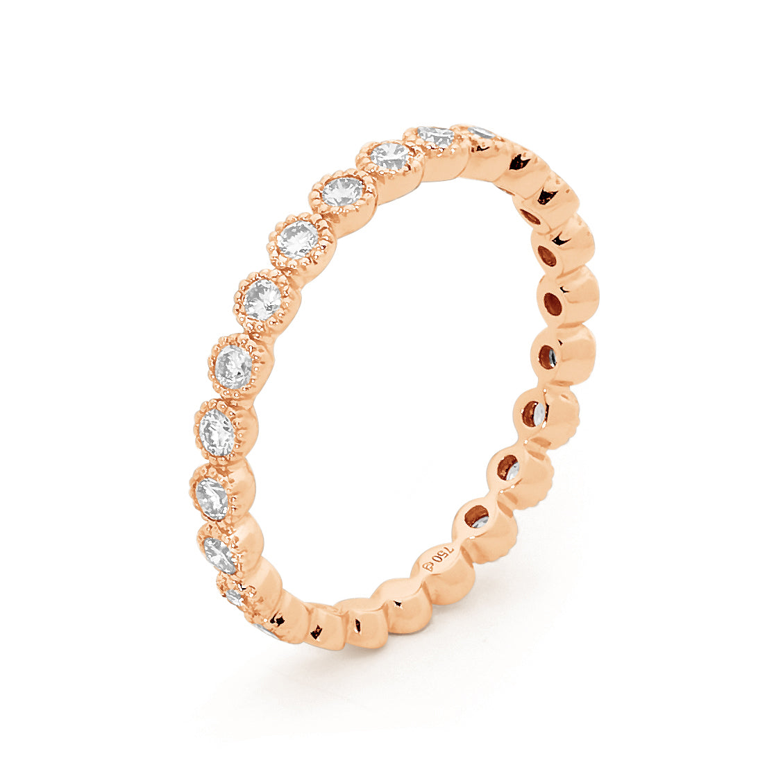 Milgrain Eternity Band