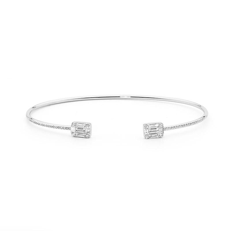 Art Deco Diamond Deux Bangle