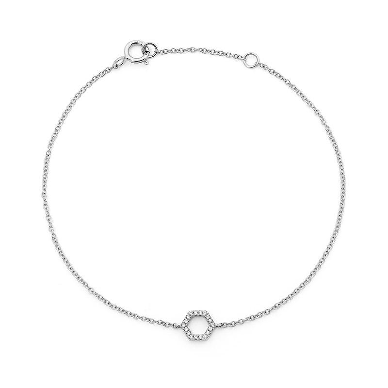 Petite Hexagon Bracelet