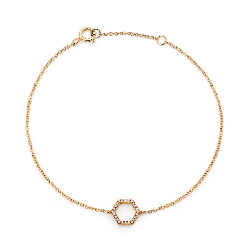 Signature Hexagon Bracelet