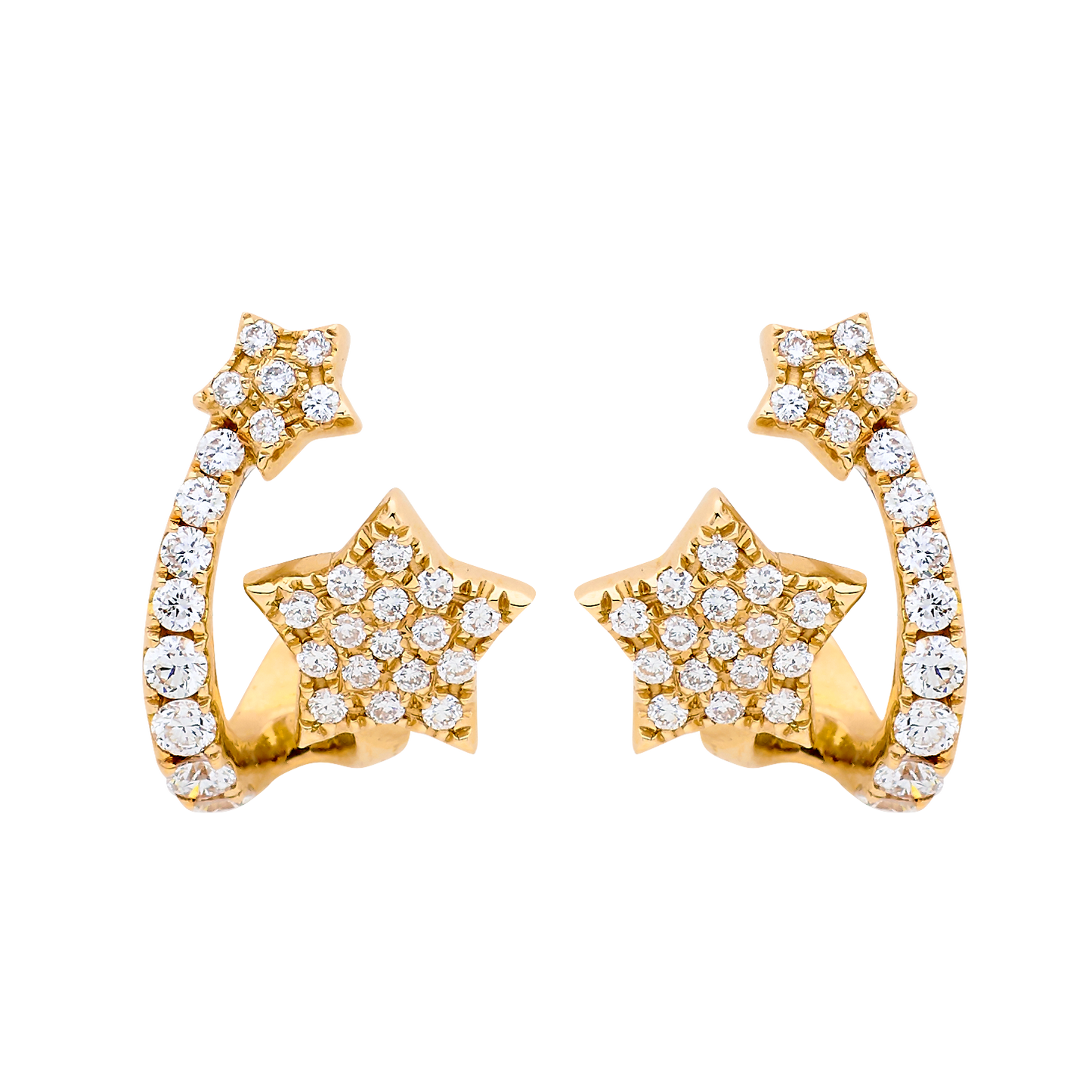 Shooting Star Diamond Earrings