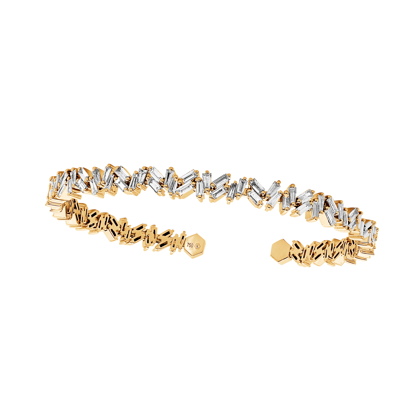 Diamond Baguette Bangle