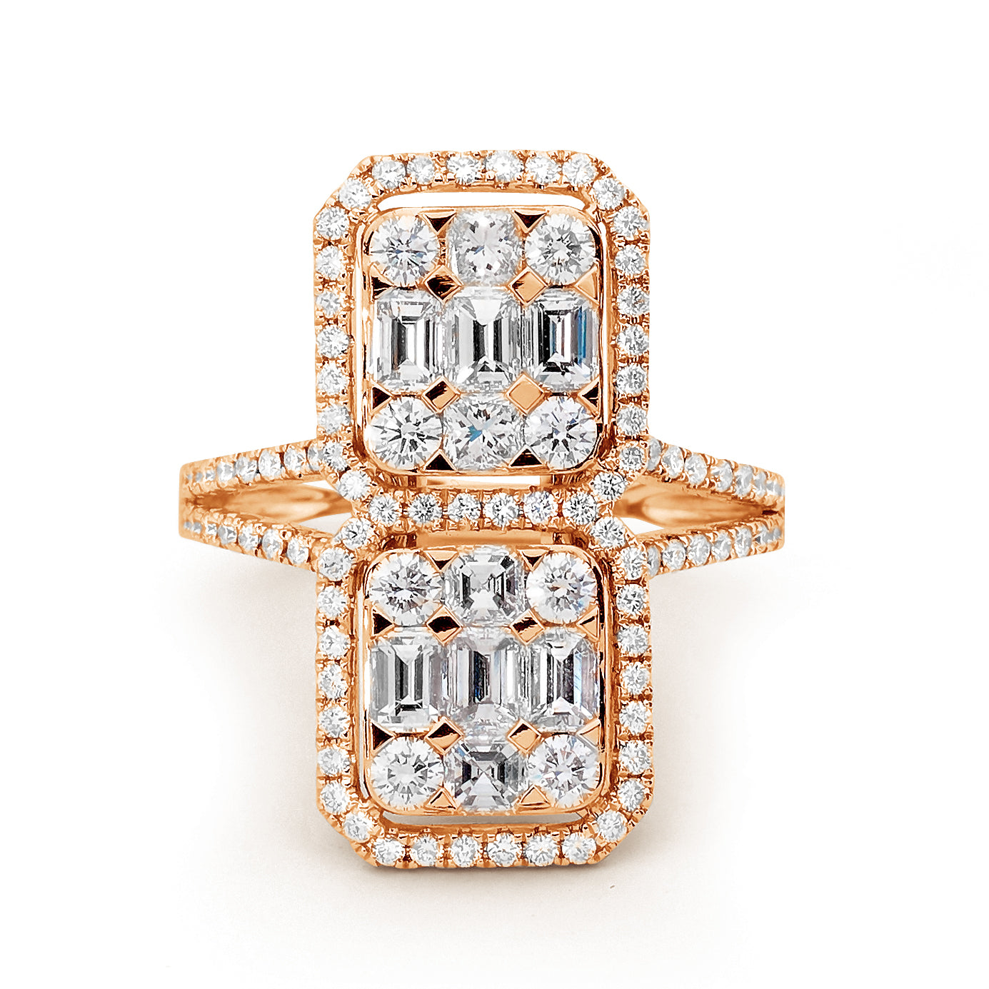 Art Deco Diamond Cocktail Ring