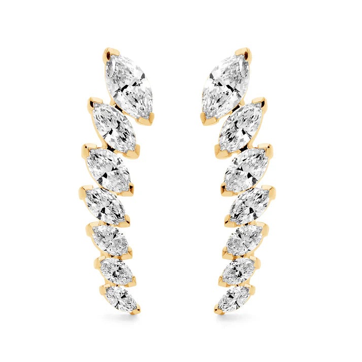 House of K'dor Earrings 18K Gold, White Gold, Rose Gold, Yellow Gold Diamonds Jewellery