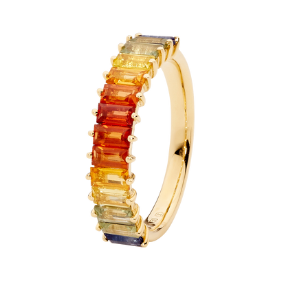 SAPPHIRE RAINBOW RING