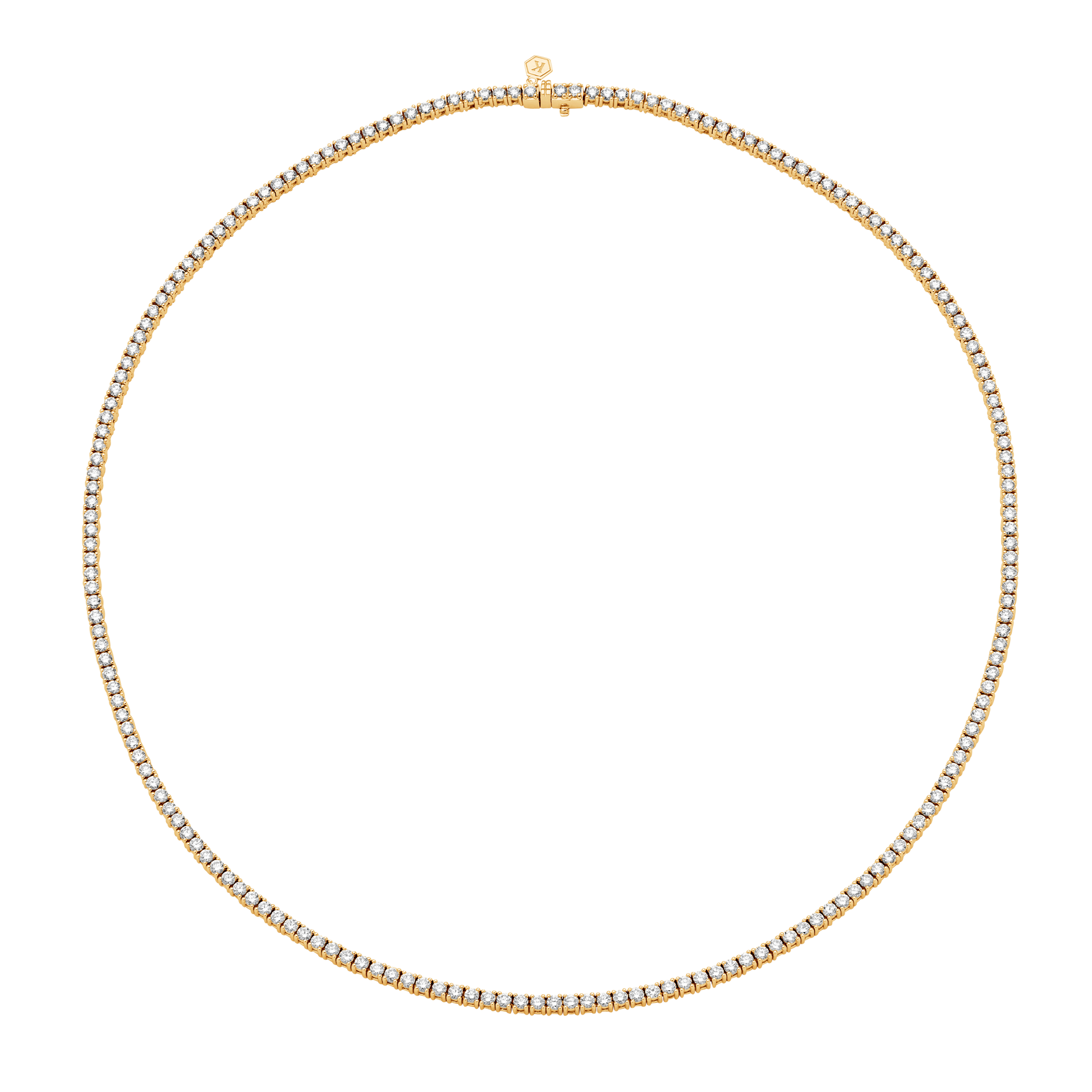 Artemis Diamond Tennis Necklace | 18k Gold | House of K'dor