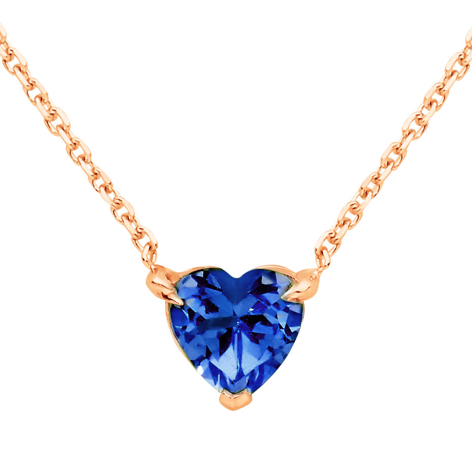 Sapphire Heart Birthstone – September