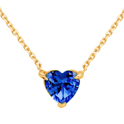 Sapphire Heart Birthstone – September