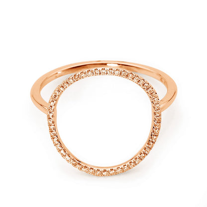 Round Halo Diamond Ring