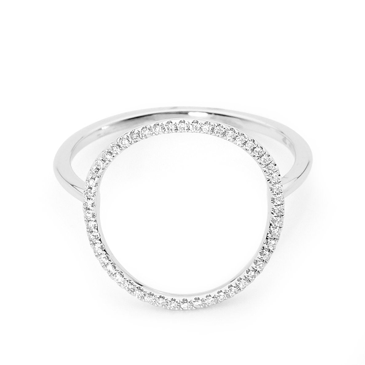 Round Halo Diamond Ring