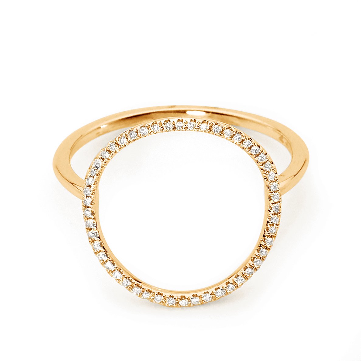 Round Halo Diamond Ring