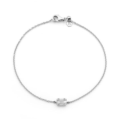 Art Deco Diamond Chain Bracelet