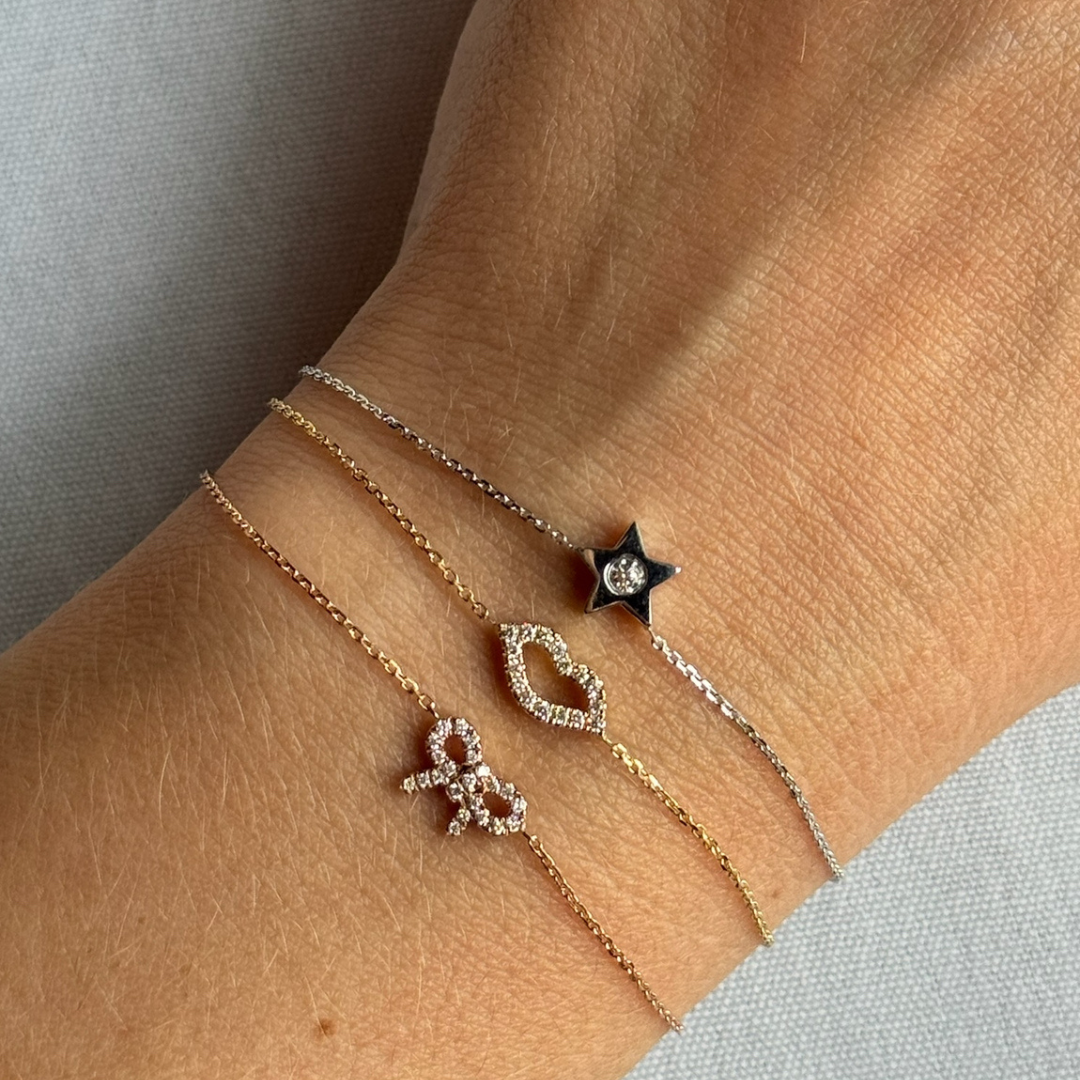 Lips Diamond Bracelet