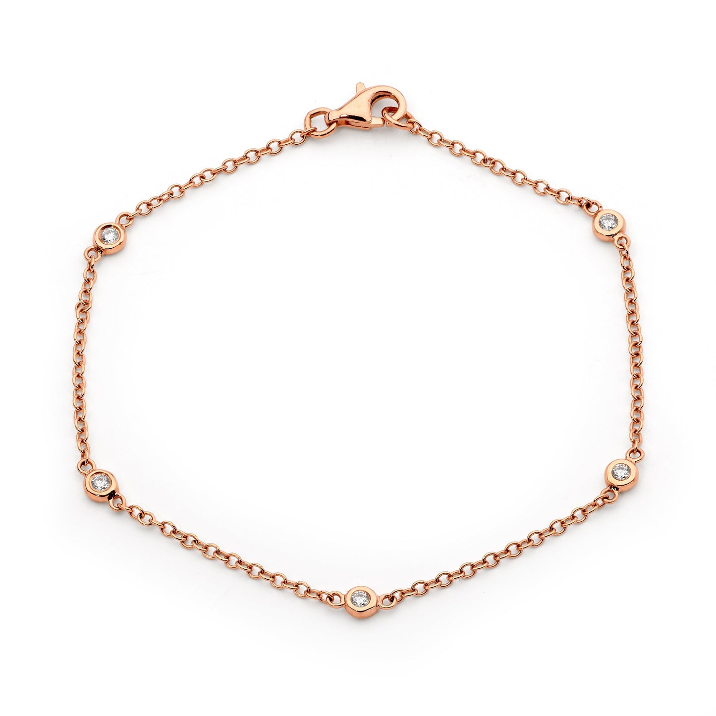 Fine Chain Diamond Bracelet