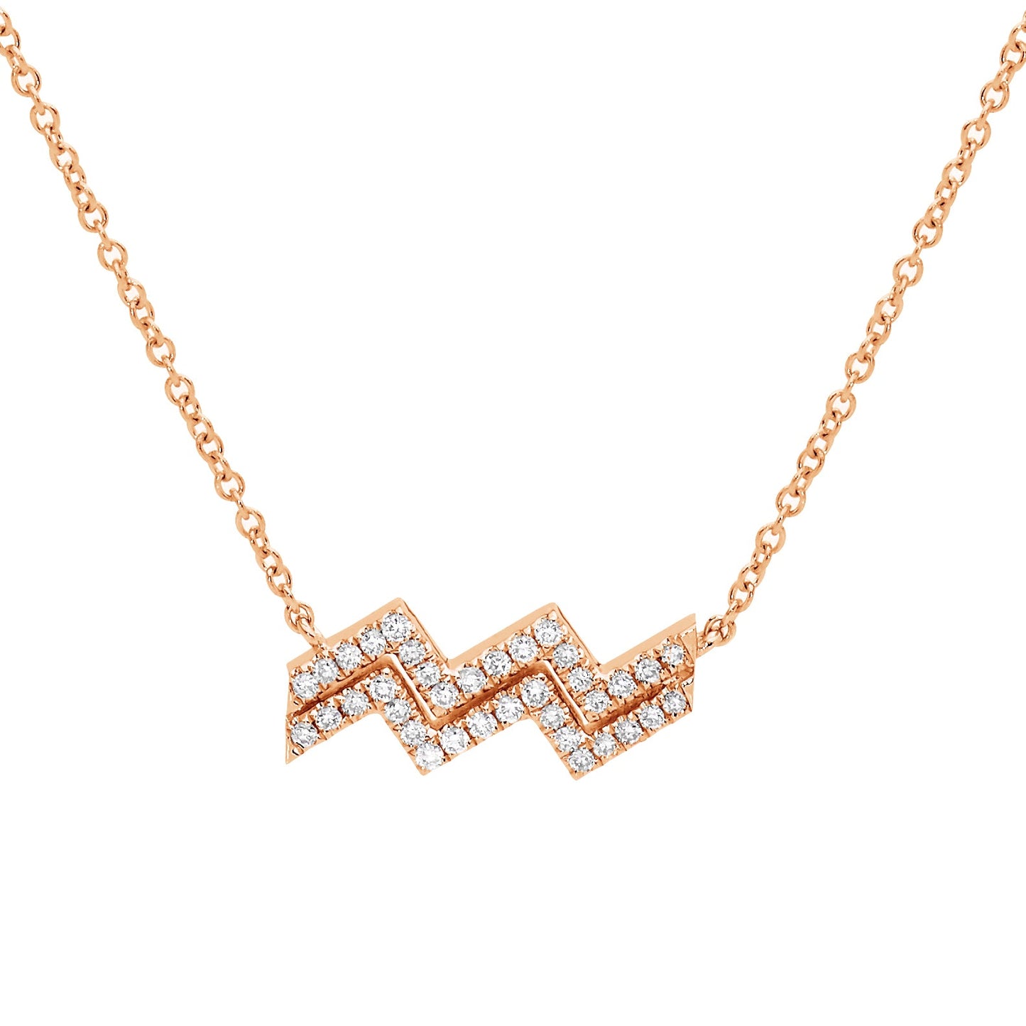 Zodiac Sign Diamond Necklace