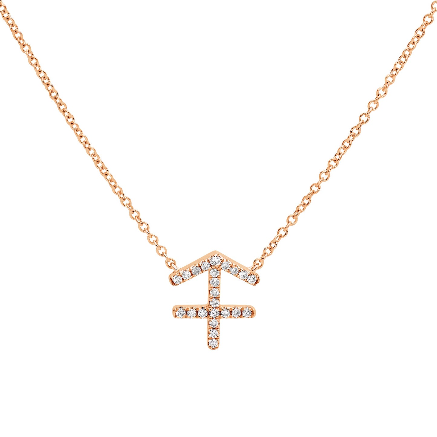 Zodiac Sign Diamond Necklace