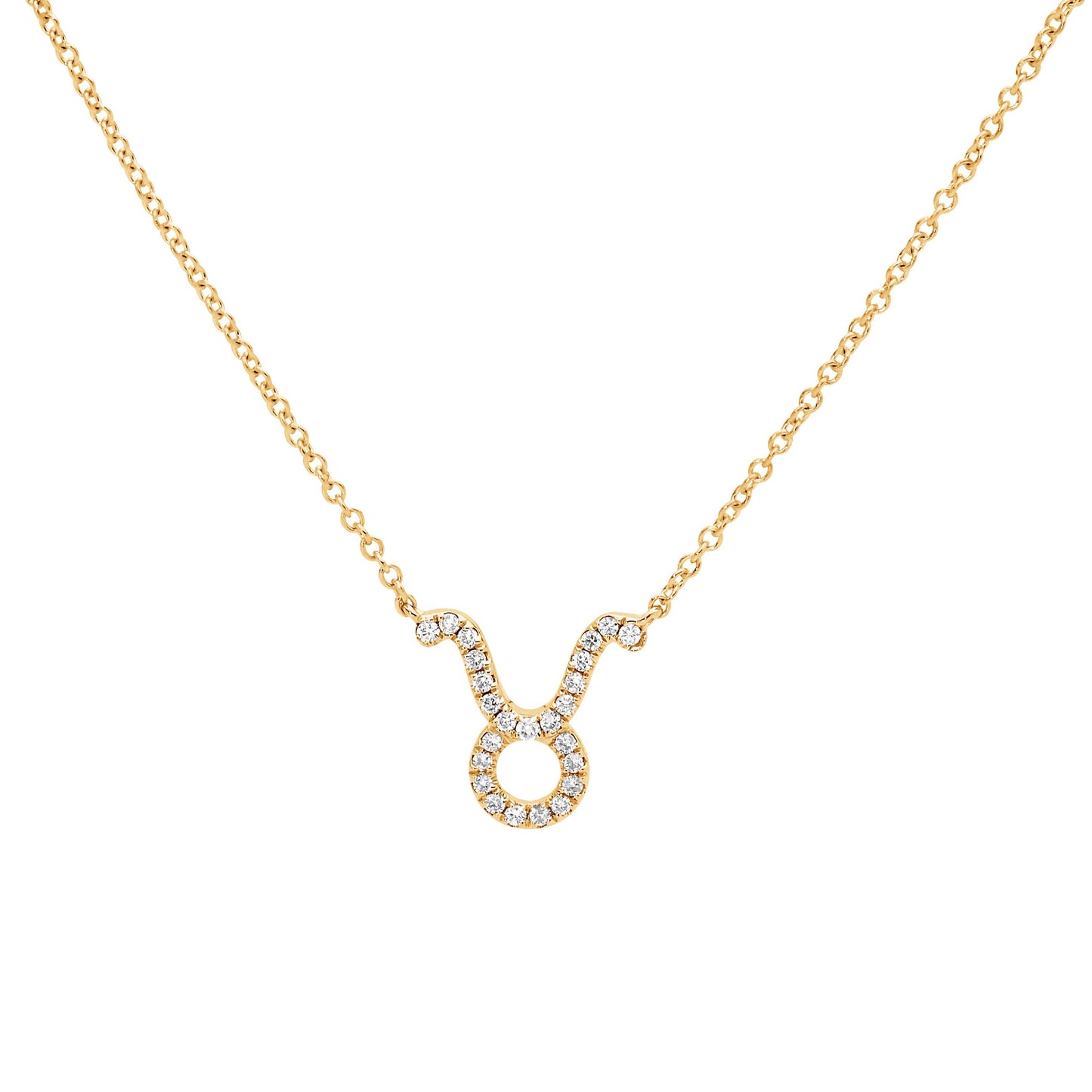 Zodiac Sign Diamond Necklace