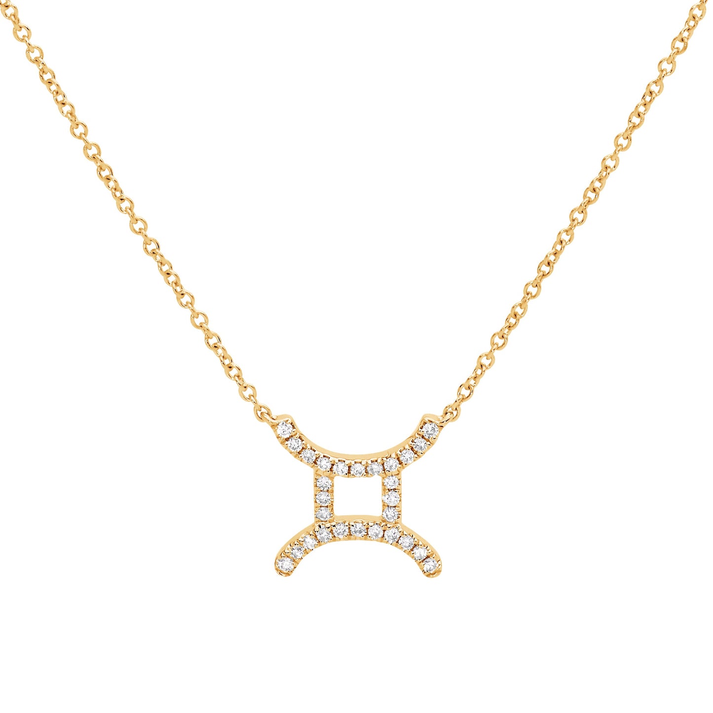 Zodiac Sign Diamond Necklace