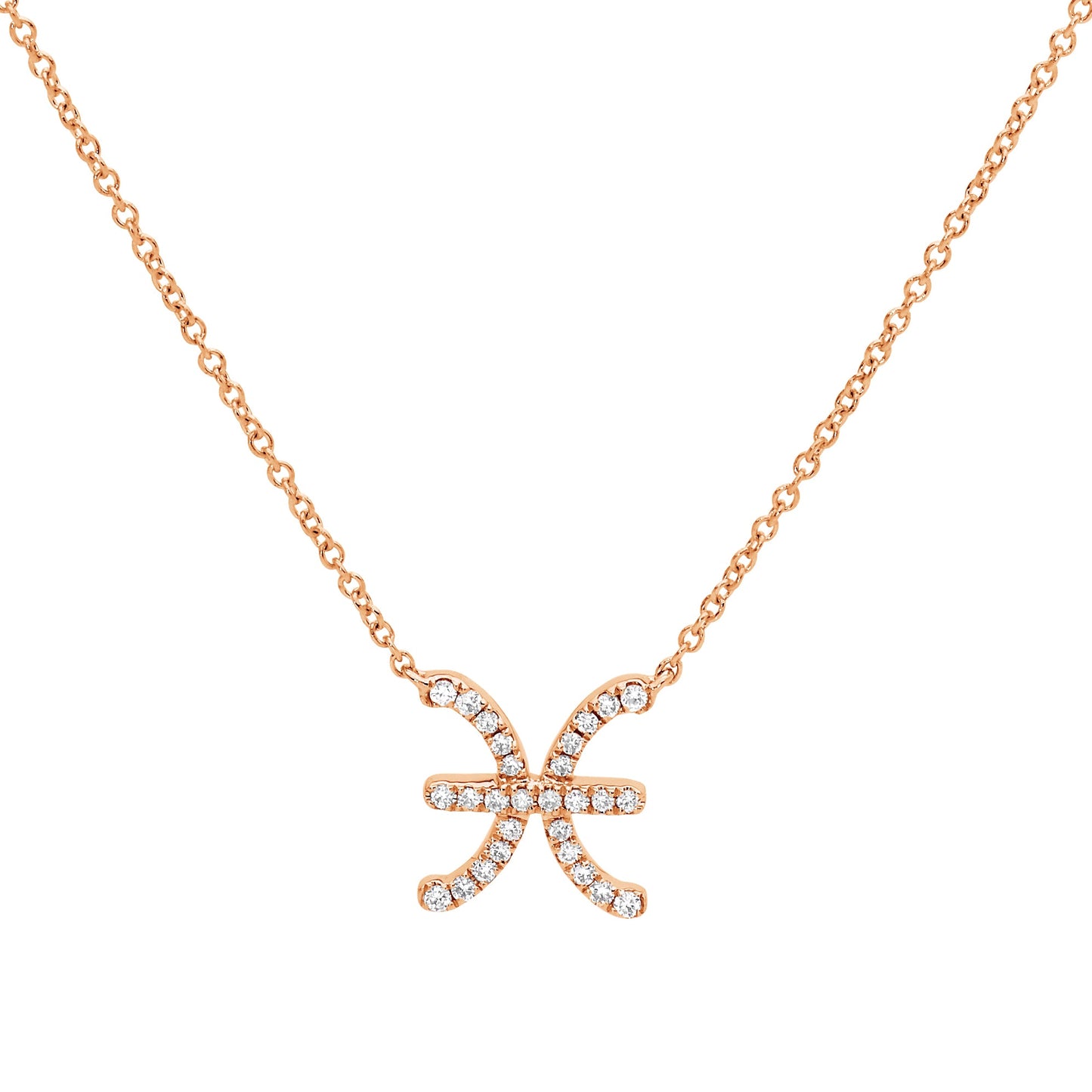 Zodiac Sign Diamond Necklace