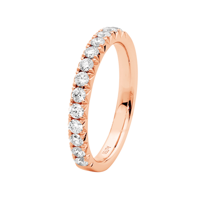 13 Claw Set Diamond Band