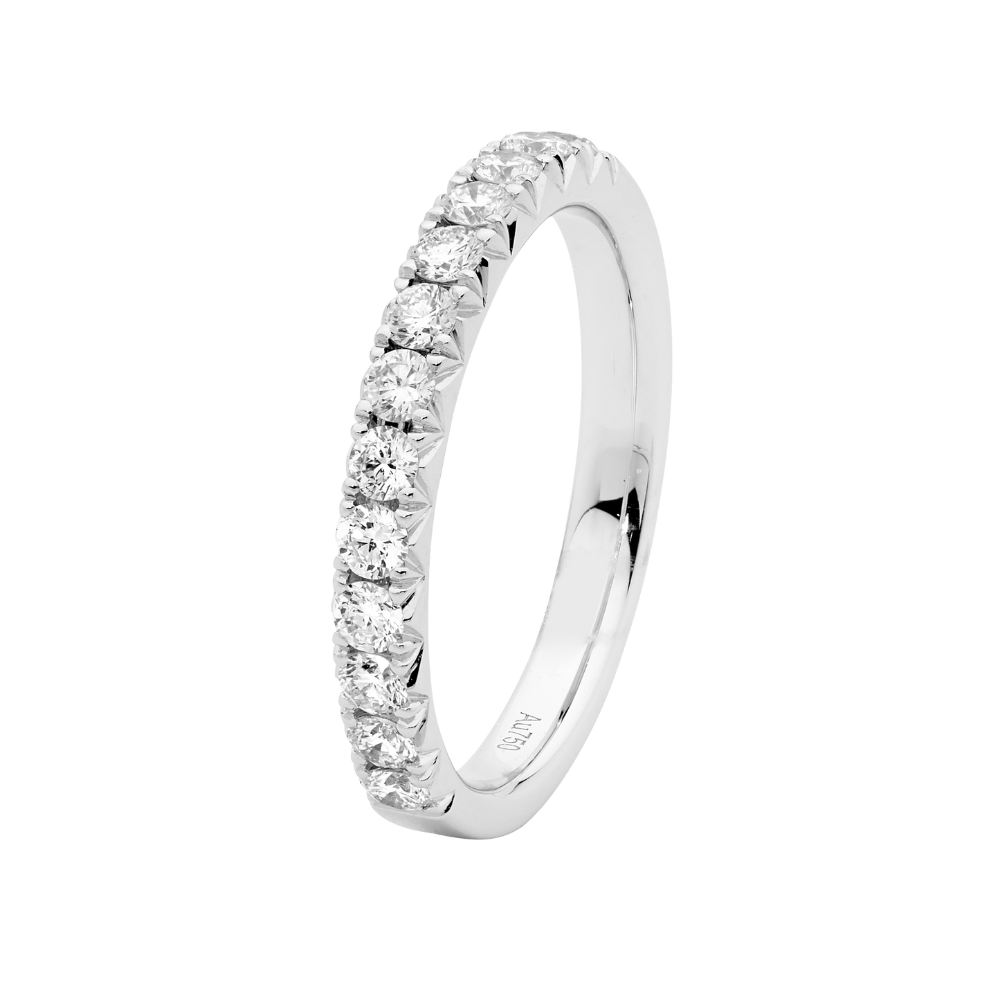 13 Claw Set Diamond Band