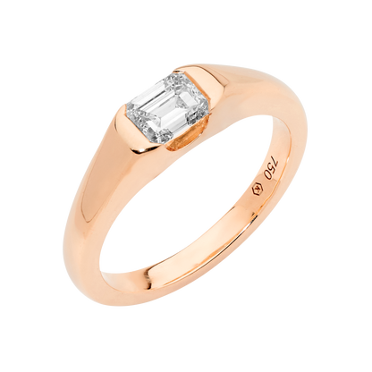 Emerald Cut Signet Ring