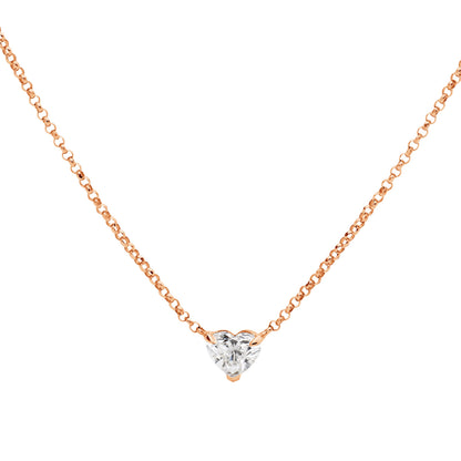 Diamond Heart Birthstone - April