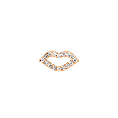 Lips Single Stud