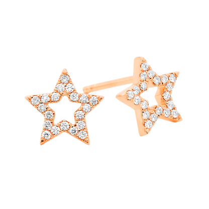 Open Star Studs