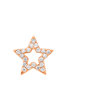 Open Star Studs