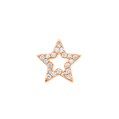 Open Star Single Stud