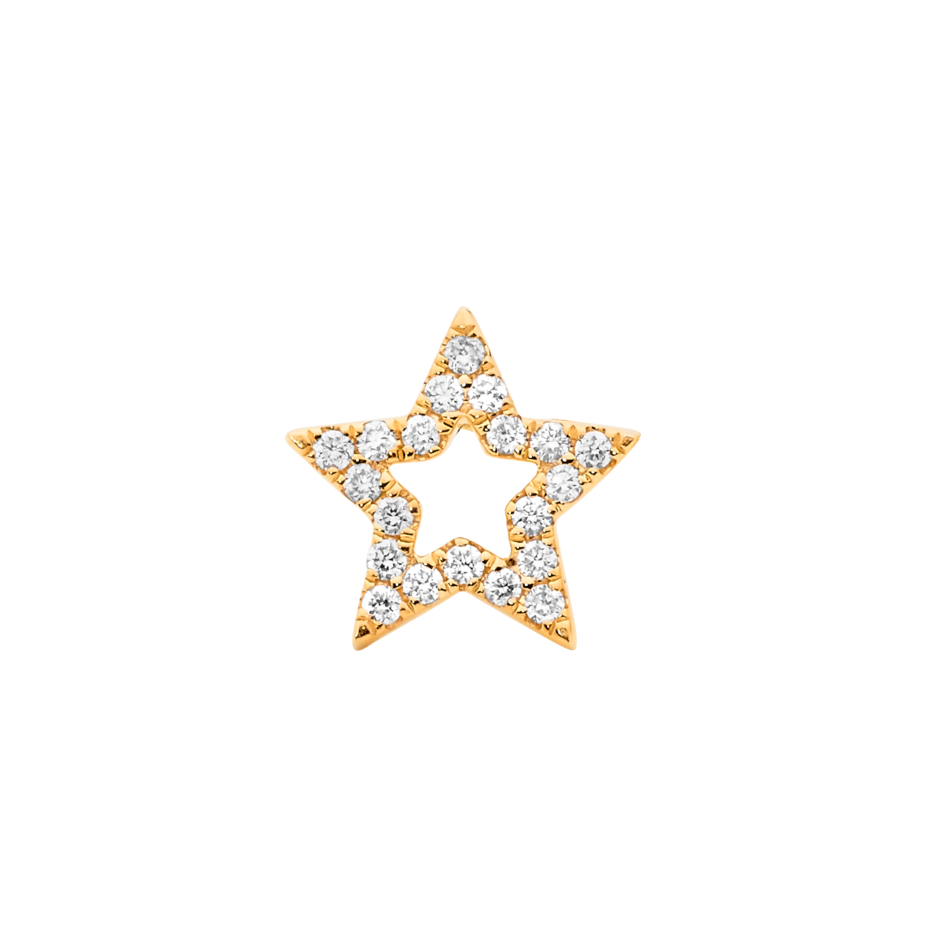 Open Star Single Stud