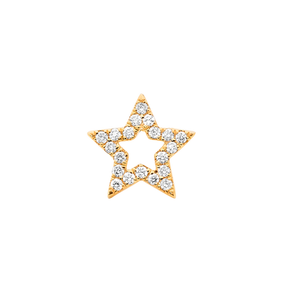 Open Star Single Stud