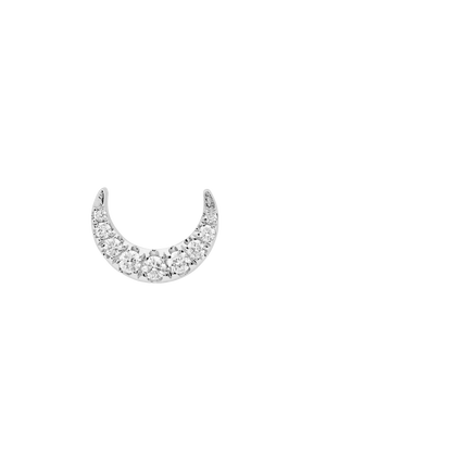 Crescent Moon Studs