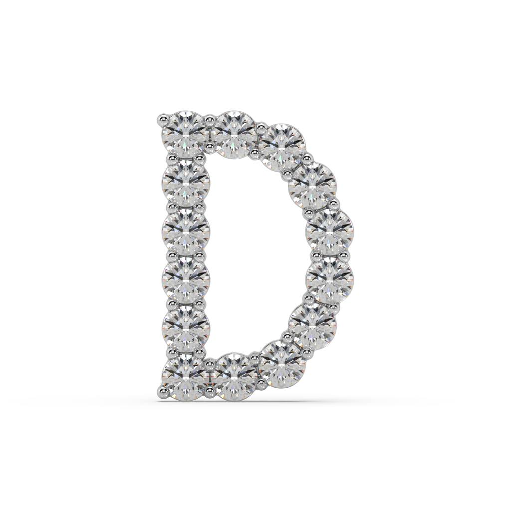 Initial Necklace - Statement 0.15ct Pointer