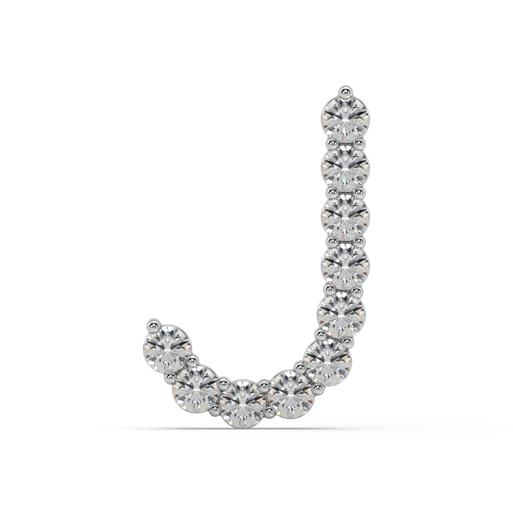 Initial Necklace - Statement 0.15ct Pointer
