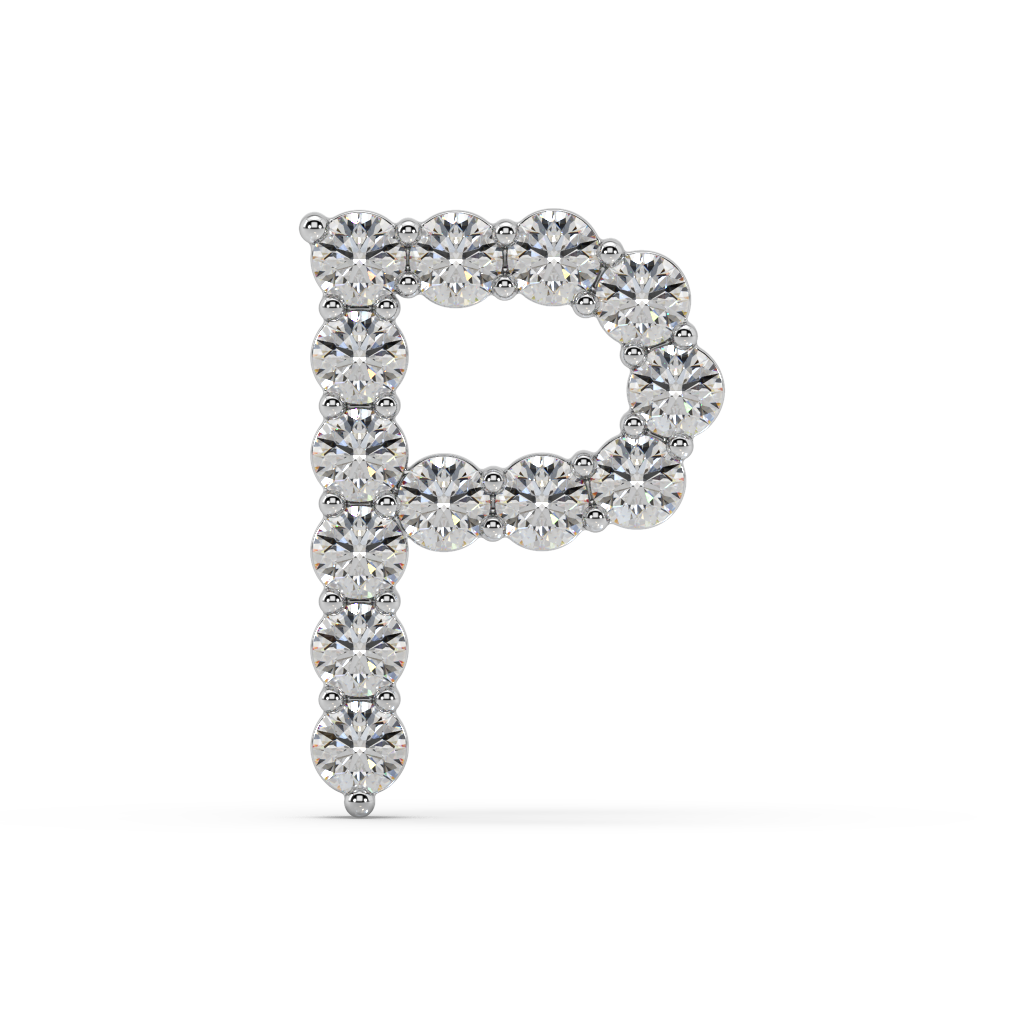 Initial Necklace - Statement 0.15ct Pointer