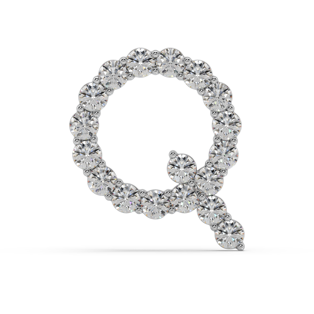 Initial Necklace - Statement 0.15ct Pointer