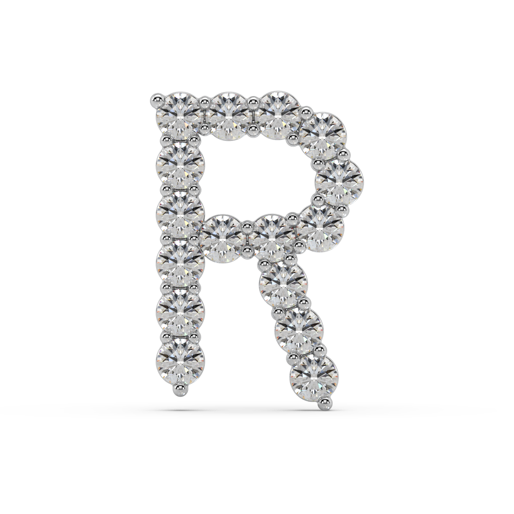 Initial Necklace - Statement 0.15ct Pointer