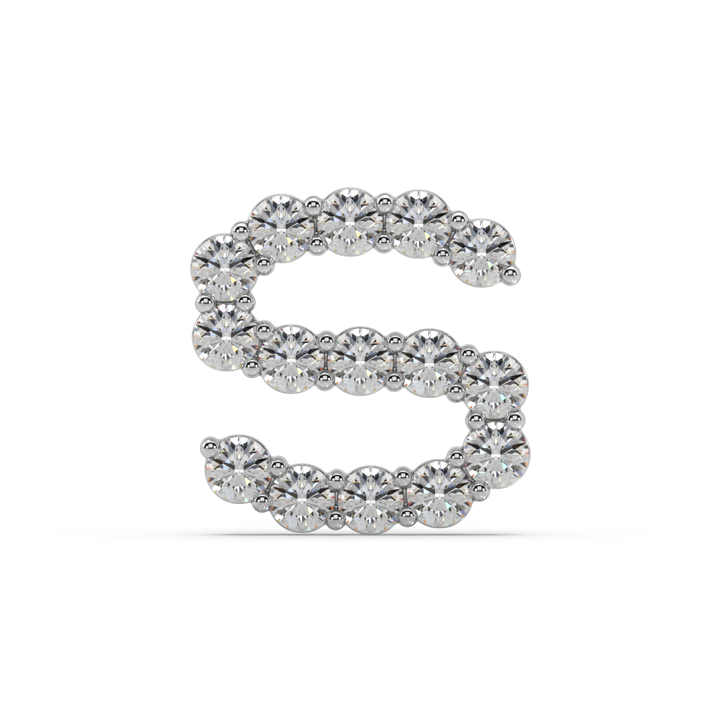 Initial Necklace - Statement 0.15ct Pointer