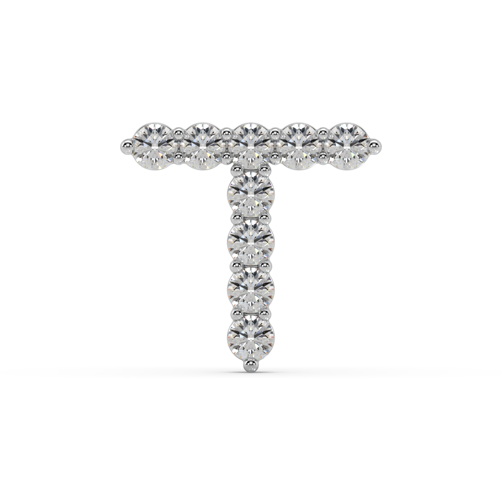 Initial Necklace - Statement 0.15ct Pointer