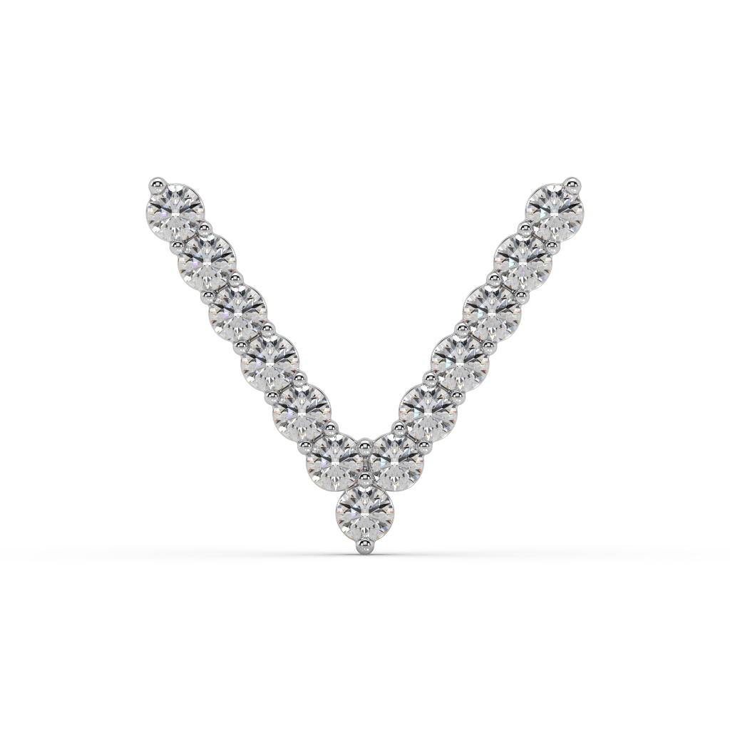 Initial Necklace - Statement 0.15ct Pointer