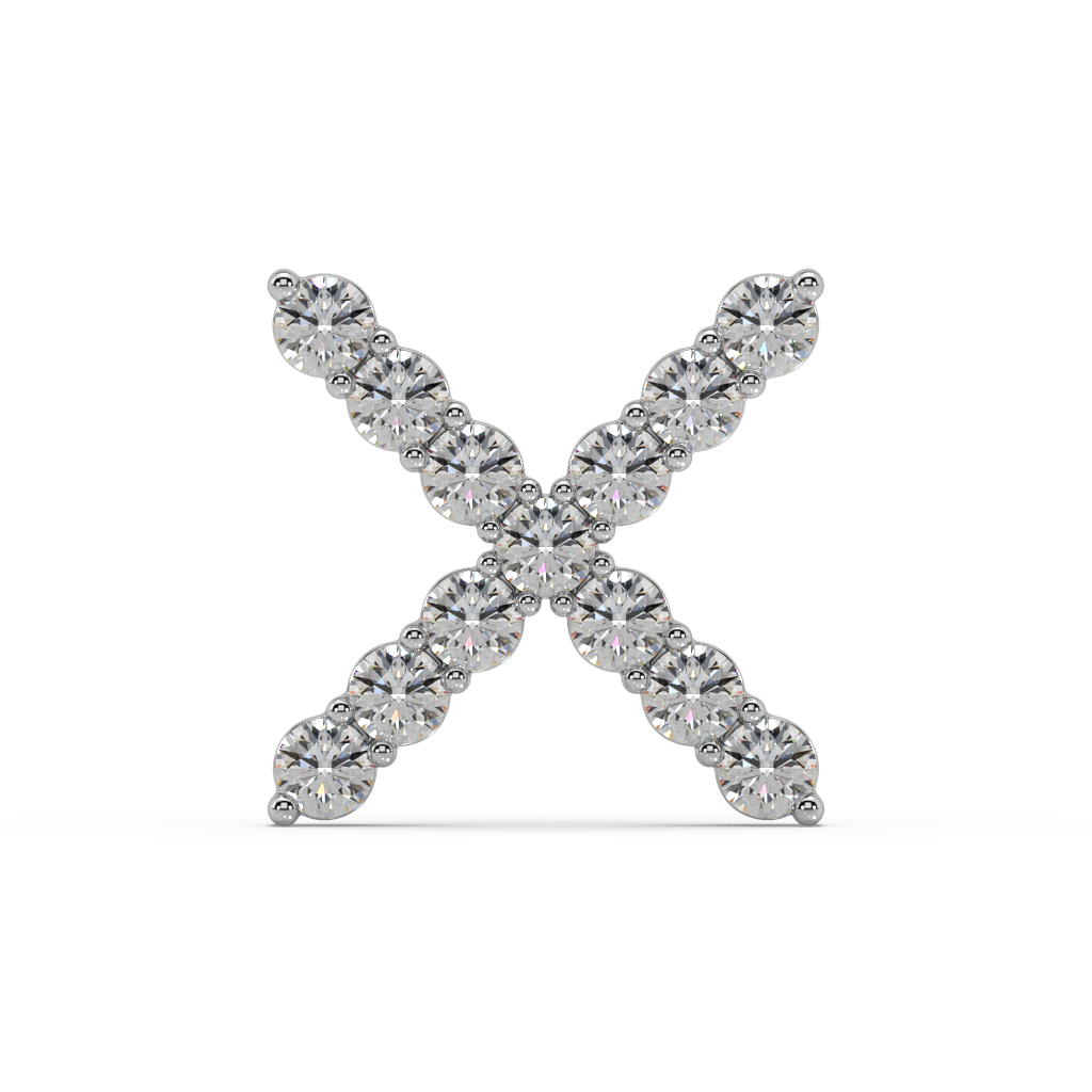 Initial Necklace - Statement 0.15ct Pointer