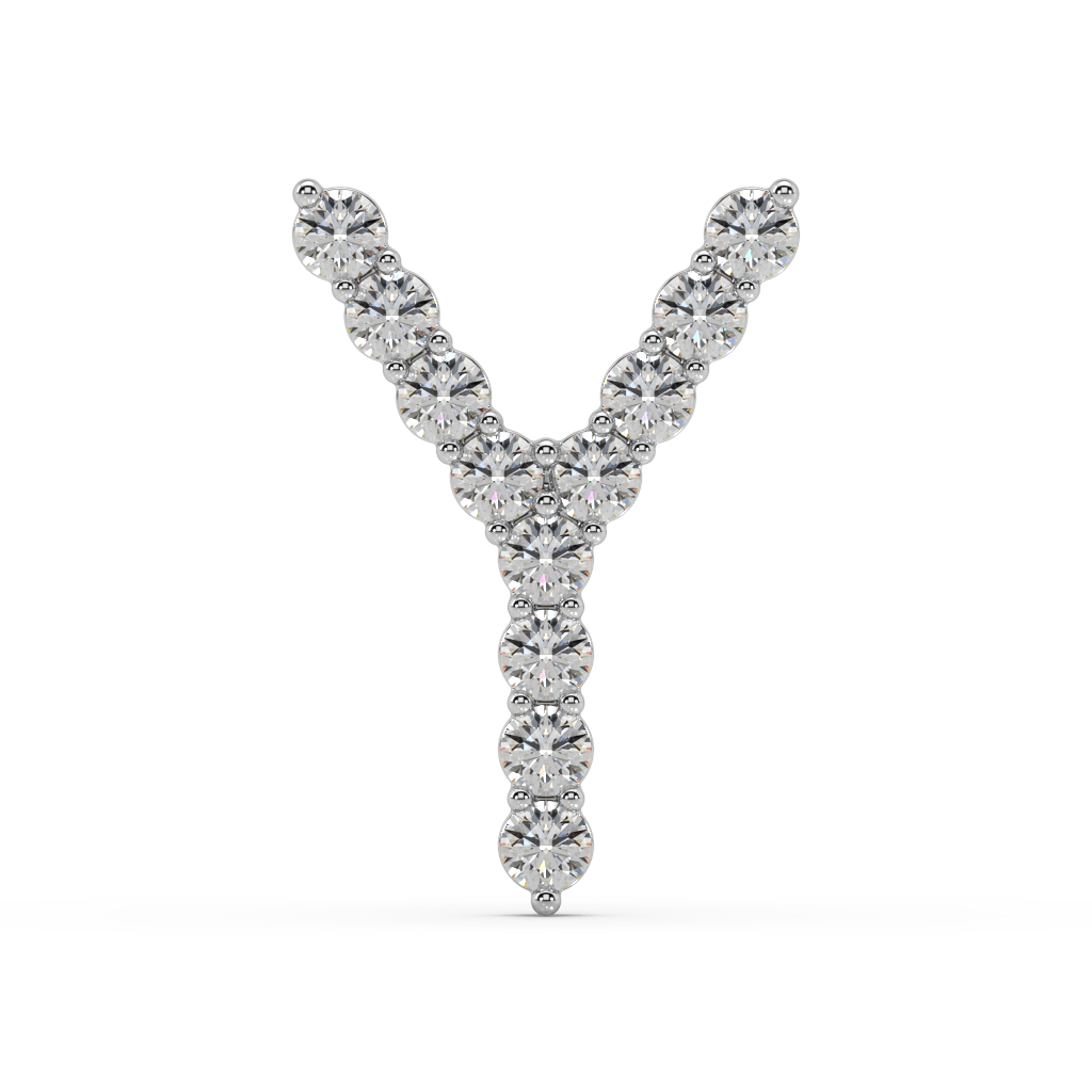 Initial Necklace - Statement 0.15ct Pointer