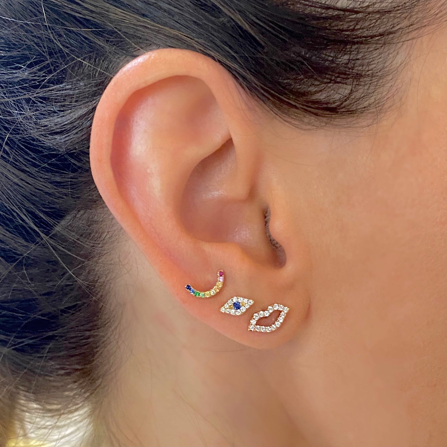 Rainbow Studs