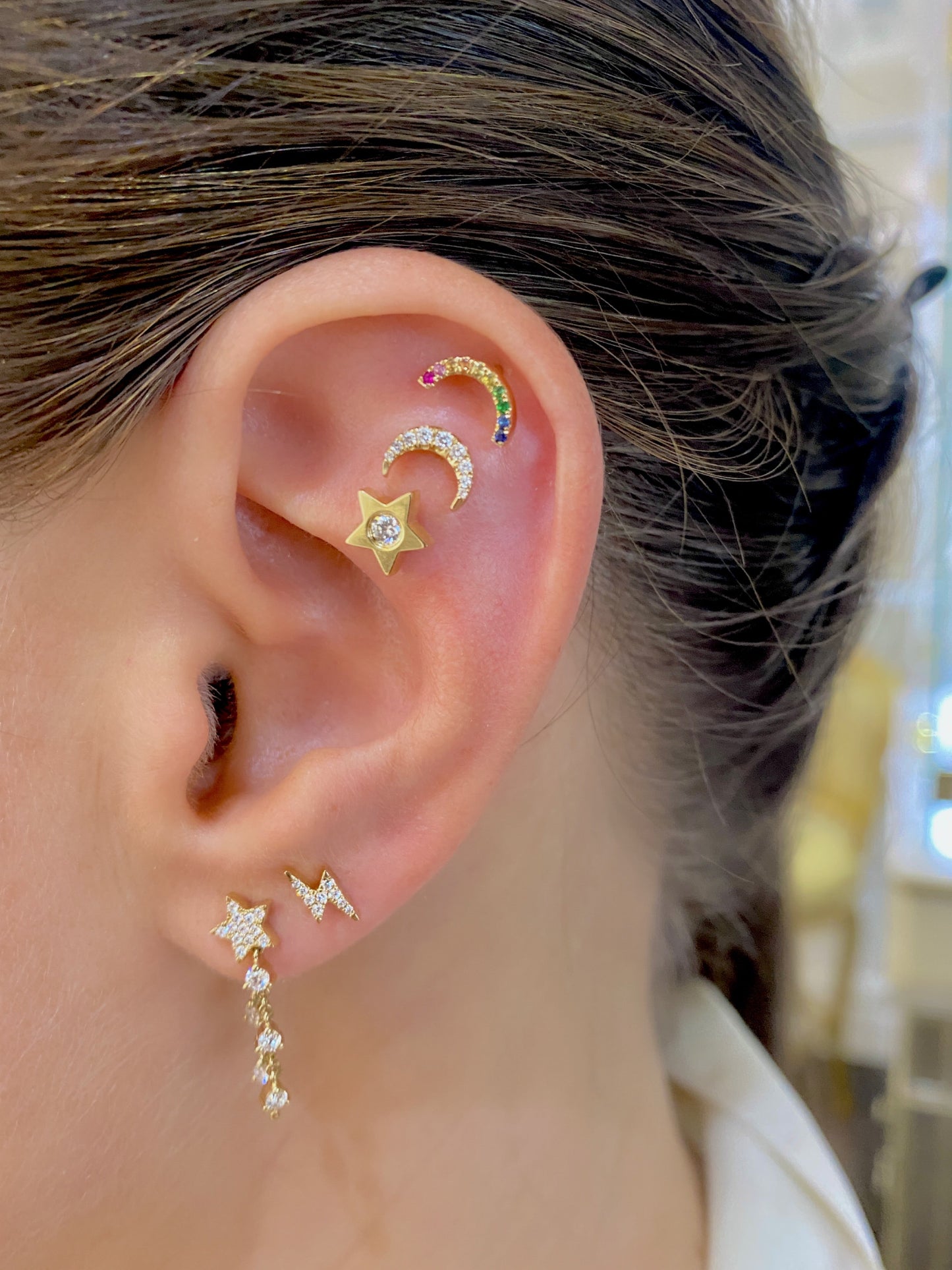 Rainbow Studs